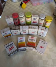 Vintage French's Spice Tins Lot. Pumpkin, Cinnamon, Cloves, Basil, Alum picture