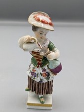 Antique 19C German Meissen Porcelain Figurine Model G6  Gardener's Child Marked picture