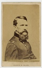 Major General Francis Blair CDV Civil War 1860 Original Photo US Senator Q10306 picture