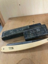Vintage Geneva straight razor - Made in New York- M.Jung Box included picture