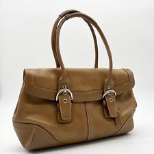 Old Coach 9636 Hand Bag Leather Vintage Brown from JAPAN picture