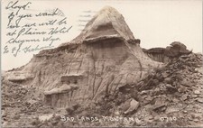 RPPC ** Billings Montana Scene in the Bad Lands 1930 picture