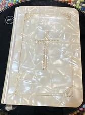 Vintage 1956 Catholic Missal My Bridal Book Pellegrini Mother of Pearl Art Gilt picture