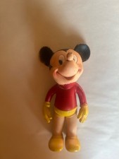 Vintage 1950's Walt Disney Prod 8”Tall MICKEY MOUSE Rubber Doll by SUN RUBBER Co picture