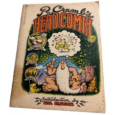 Vintage 70's R. Crumb's Head Comix Fritz the Cat 2nd Ballantine Printing 1972 picture