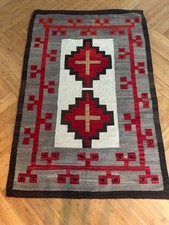 Antique Authentic Navajo Rug, 1920's  - 431/2 inches by 65