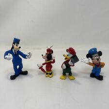 Disneyland Resorts Railroad 4 Figurines - Mickey, Minnie, Donald & Goofy picture