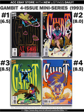GAMBIT MINI-SERIES #'s 1-4 (of 4) SET • [~8.0] • 1993 • Lee Weeks • MARVEL picture