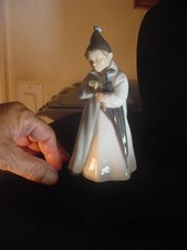 Royal Copenhagen THE SANDMAN 1145 Figurine Porcelain Boy Umbrella Denmark picture