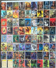 1995 Aliens Predator Universe Trading Card Base Set of 72 + A1-A15 Cards Topps picture