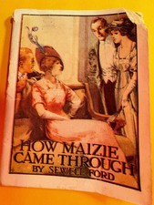 How Maizie Came Through       Cigarette Advertising Booklet        1914 picture