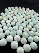 20-30mm round small spheres Aragonite balls 100 PCs wholesale lot Beads undril picture