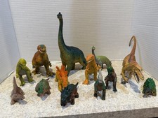 Vintage UKRD Museum Line Dinosaur Lot 13pc Brachiosaurus Stegosaurus 1991-93 picture