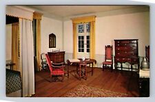 Morrisville PA-Pennsylvania, Pennsbury Manor, Guest Room, Vintage Postcard picture