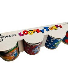 Vintage Looney Tunes Sports 1993 Sakura Warner Bros 12oz Coffee Mugs.  picture