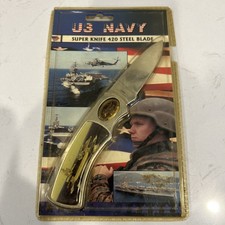US Navy Super Knife 420 Steel Blade USS Harry S. Truman (CVN-75) Commemorative picture