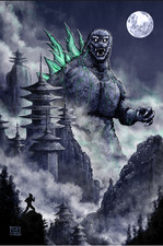 GODZILLA #10 Scott & Ken Exclusive Virgin SUMI VARIANT /300 w. COA picture