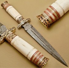 custome handmade damascus steel 13.5