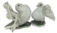 Pair Of 2 ROSENTHAL  Dove Porcelain Figurines # 1589 & 1590 Signed F.Heidenreich picture