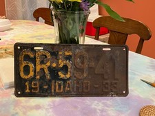 1933 Idaho License Plate 6R 59-41 - Falls County (Twin Falls) picture