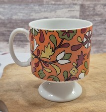 Vintage 1968 Holt Howard Pedestal Tiny Coffee Espresso Cup # 7961, Boho Design picture