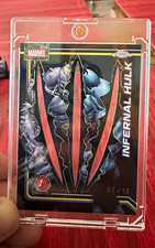Topps 2026 Topps Chrome Marvel Infernal Hulk #054 Serial Numbered 3/10 $300 OBO picture