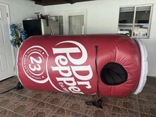 Rare  promotional large inflatable Dr Pepper can, Close to 7 Feet Tall picture
