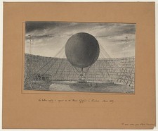 London England Henri Giffard Captive Balloon Launching 1869 Exhibition picture
