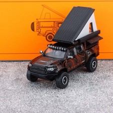 GCD 1/64 for Tacoma Overland Camper Off-Road Diecast Pickup Truck Model Black picture