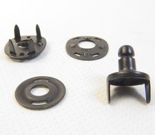 Lift The Dot Stud & Socket w/ Backing Plate, Black Oxide, 10 Pc, Ships from USA picture