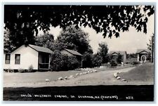 c1940's Halls Hillcrest Cabins Schroon Lake New York NY RPPC Photo Postcard picture