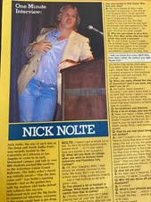 Nick Nolte, Full Page Vintage Pinup picture