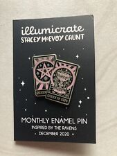 Illumicrate Enamel Pin Stacey McEvoy Limited Edition Queen Magic Cards Ravens picture