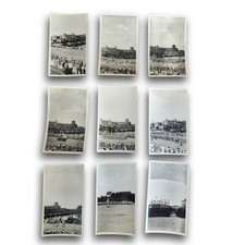 WWII Occupation Japan Photo Lot (9) Tokyo Parade w/ M4 Sherman Tanks picture