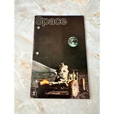 USPS Space Portrayed on Stamps Album 1973 VTG NASA Rocket Satellite Booklet picture