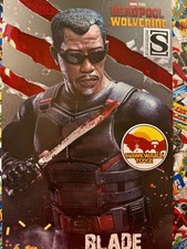 Hot Toys Marvel Deadpool & Wolverine Blade MMS791 1/6 Sideshow Exclusive Snipes picture