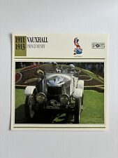 Classic Car Collector Club Card 1911-1913 Vauxhall Prince Henry Great Britain picture