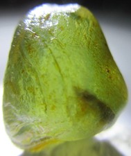 14.05 Ct Facet Clean Green Zircon Rough Tanzania Clean Faceting Gem Crystal Rare picture