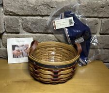 NEW 2003 Longaberger Proudly American Button Basket Blue Liner Protector picture