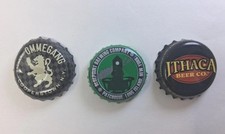 New York Beer Bottle Cap Lot Of 3 Ommegang Bluepoint Long Island Ithaca  picture
