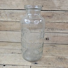 Vintage Reed's Patties Embossed Glass Candy Jar Reed Candy Company Chicago picture