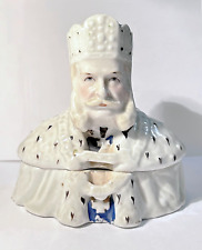 King of Prussia Porcelain Commemorative Figural Dresser Trinket Box C63 picture