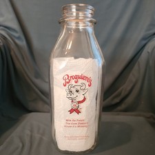 Broguiere's Milk Glass Bottle; Mark McGwire 500th Home run; Montebello CA picture