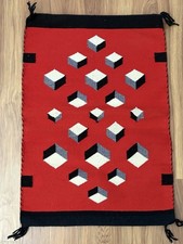 Vintage Red Southwest rug 19”x28” picture