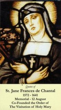 Saint Jane Frances de Chantal (2