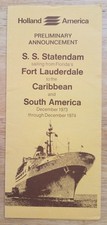 STATENDAM (Holland America) Dec 1973-Dec 1974 Caribbean cruises picture