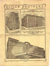 190-era Butler Brothers wholesale billhead, NY/Chicago build picture
