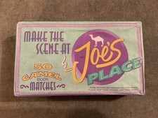 Vintage 1994 Camel Cigarettes Smoking’ Joe’s Place Box 50 Match Books Matches picture