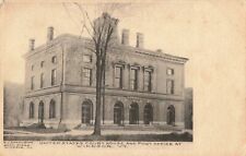 Court House Post Office Windsor Vermont VT Albertype Co. 1907 Postcard picture
