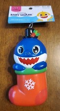 PinkFong Baby Shark Blue Shark Christmas Tree Ornament NEW picture